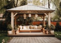 Ce opțiuni de decor există pentru un pavilion de grădină