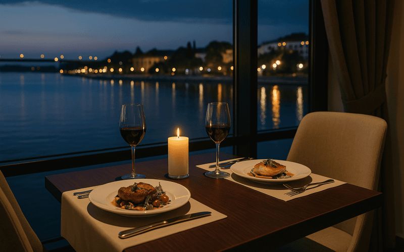 Unde pot lua cina într-un loc romantic în Galați