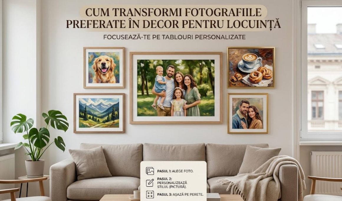 Cum transformi fotografiile preferate in decor pentru locuinta