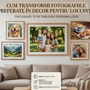 Cum transformi fotografiile preferate in decor pentru locuinta